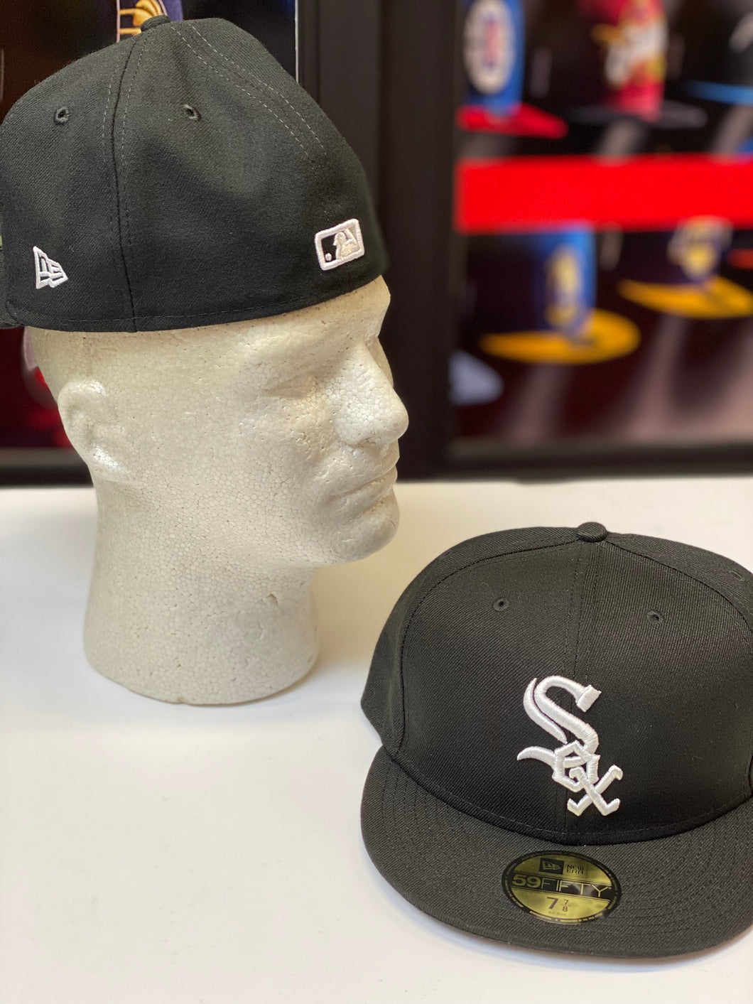 WHITE SOX BLACK AND WHITE NEW ERA FITTED