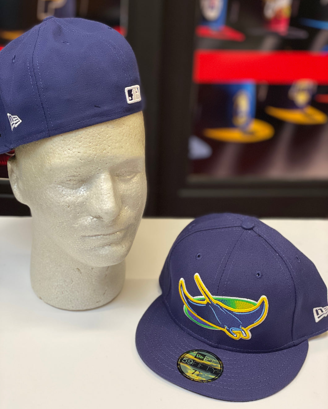 TAMPA BAY RAY'S NAVY BLUE NEW ERA FITTED