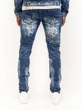 Load image into Gallery viewer, STAPLE DARK TONE WASH JEANS