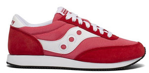Saucony women’s Jazz red & white sneakers