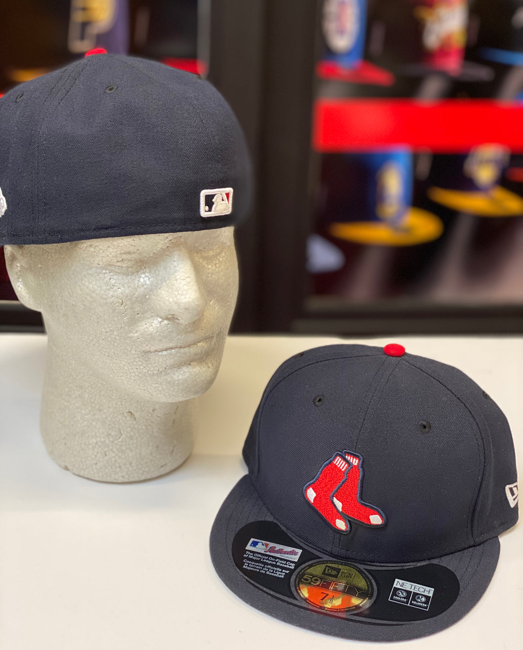 RED SOX NAVY BLUE NEW ERA FITTED