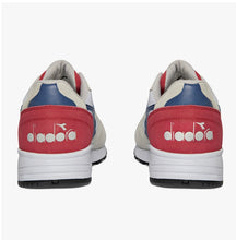 Load image into Gallery viewer, DIADORA LOW TOP WHITE/TRUE NAVY/GERANIUM SNEAKERS
