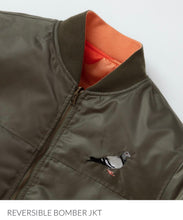 Load image into Gallery viewer, Staple Olive green bomber reversible