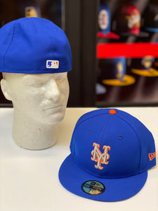 NEW YORK METS BLUE AND ORANGE NEW ERA FITTED