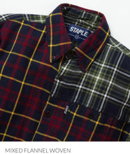 Load image into Gallery viewer, Staple mixed woven flannel