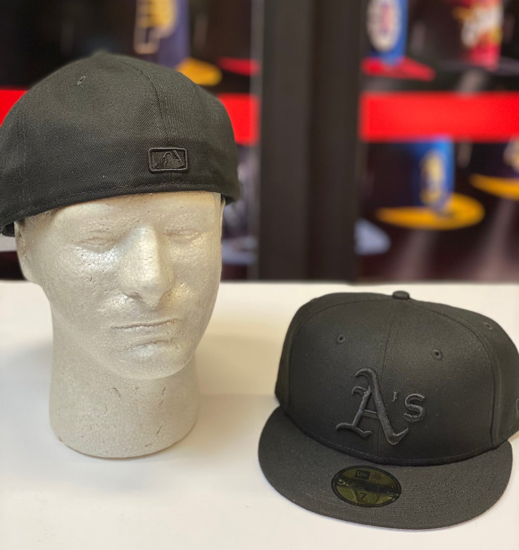 OAKLAND A'S BLACK NEW ERA FITTED