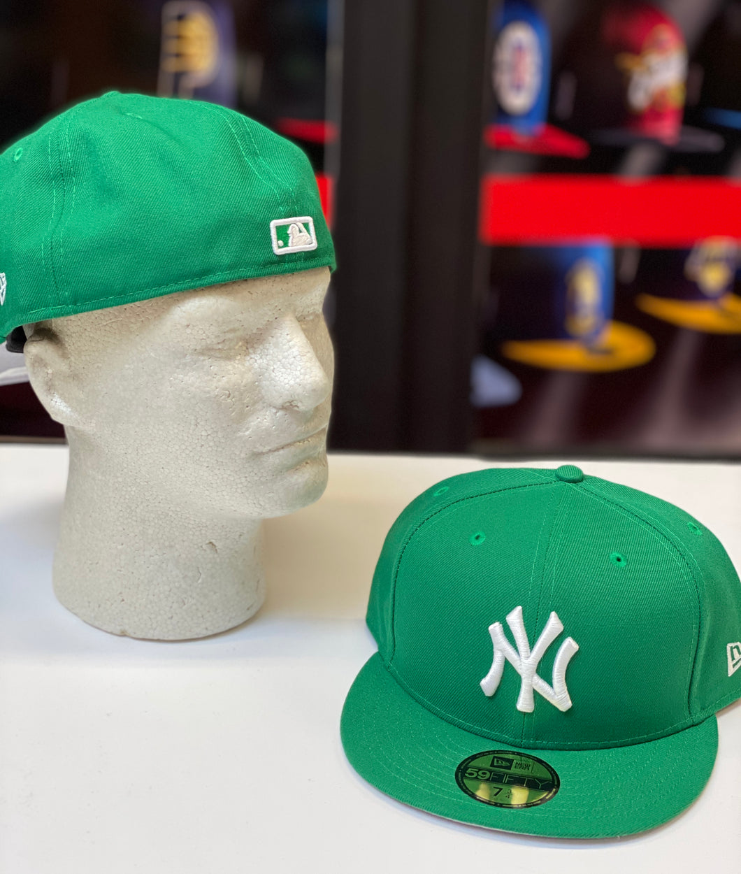 NEW YORK YANKEES GREEN NEW ERA FITTED